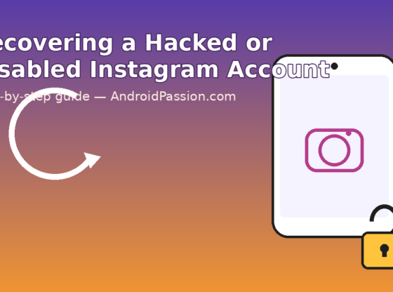 Illustration of a smartphone with an Instagram camera icon and a padlock, representing recovering a hacked or disabled Instagram account